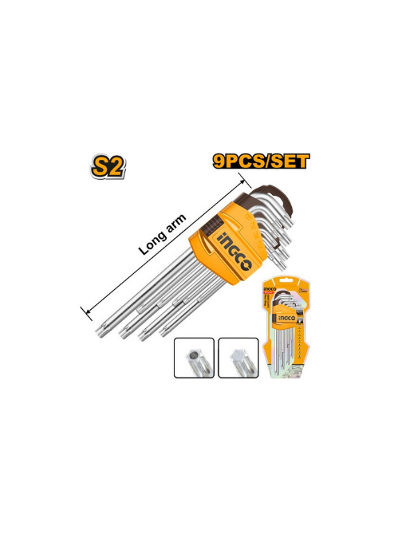 Progetto senza titolo 130 SET 9 CHIAVI TORX CORTE