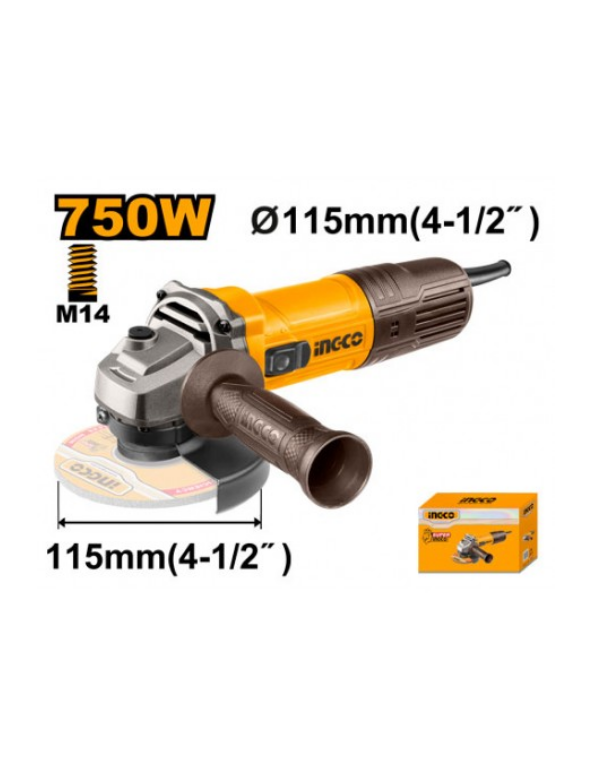 SMERIGLIATRICE ANG. 115MM 750W