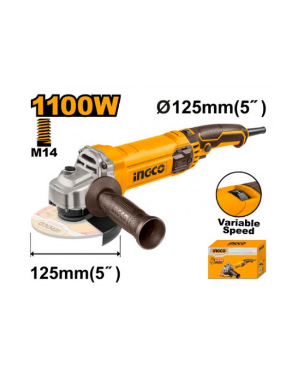 SMERIGLIATRICE ANGOLARE 1100W D.125MM