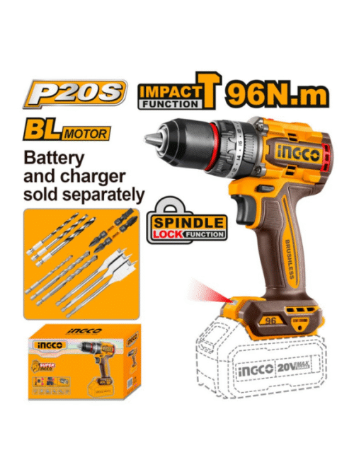TRAPANO A PERCUSSIONE BRUSHLESS 96N.m NUDO