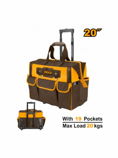 Progetto senza titolo 82 BORSA PORTAUTENSILI 19 TASCHE CON MANICO TELESCOPICO