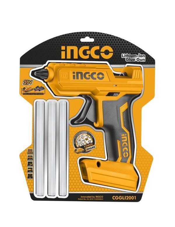 PISTOLA TERMOCOLLANTE 20V NUDA