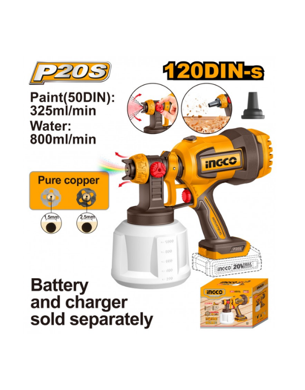 Progetto senza titolo 147 AEROGRAFO 800ML A BATTERIA NUDA