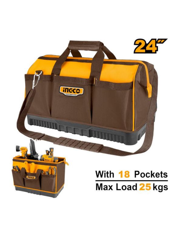 Progetto senza titolo 81 BORSA PORTA ATTREZZI CON 18 TASCHE 25KG